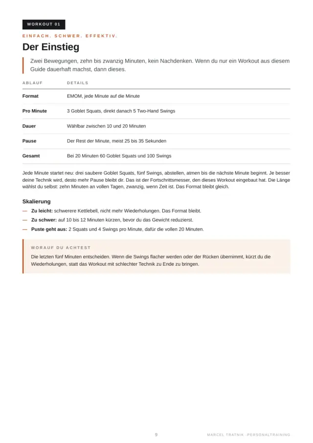 Die Kettlebell Formel, Seite 9