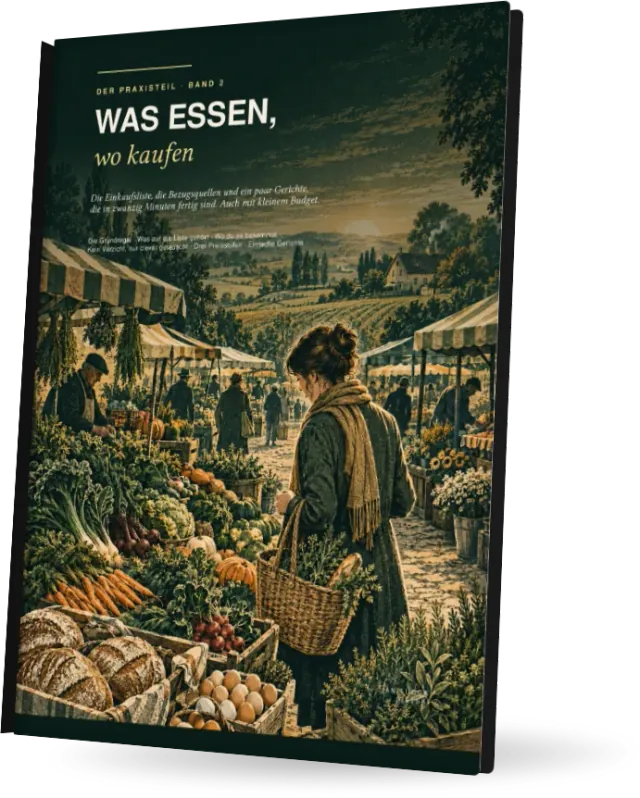 Was essen, wo kaufen als Buch